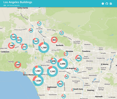 Map of Soft Story Retrofits in Los Angeles
